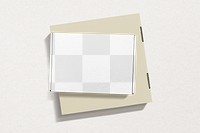 Kraft box  png transparent mockup