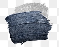 Paint smudge png element, transparent background