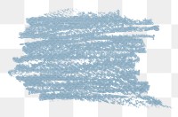 Crayon smudge png element, transparent background