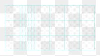 Blue grid png table, transparent background