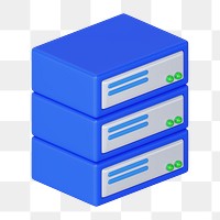 PNG 3D computer drives, element illustration, transparent background