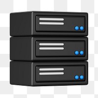 PNG 3D computer drives, element illustration, transparent background