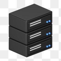 PNG 3D computer drives, element illustration, transparent background