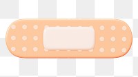 Bandage png 3D element, transparent background