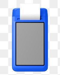 PNG 3D payment terminal, element illustration, transparent background