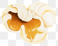 Popcorn snack png, transparent background