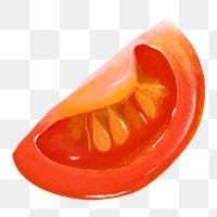Tomato vegetable png sticker, healthy food, transparent background