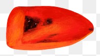 Red bell pepper vegetable png, healthy food, transparent background