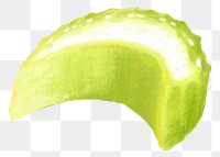 Chopped celery vegetable png sticker, healthy food, transparent background