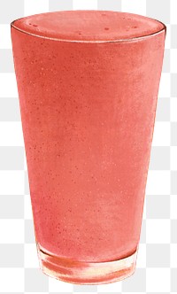 Watermelon juice png sticker, transparent background