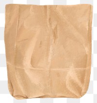 Paper grocery bag png, transparent background