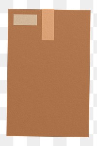 Cardboard box png element, transparent background