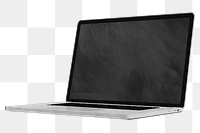 Laptop digital device png, transparent background