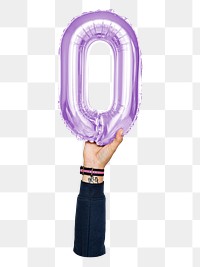 O png English alphabet, balloon uppercase letter on transparent background