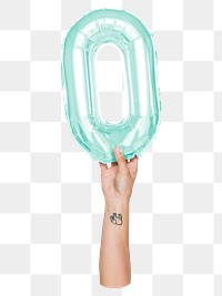 O png English alphabet, balloon uppercase letter on transparent background