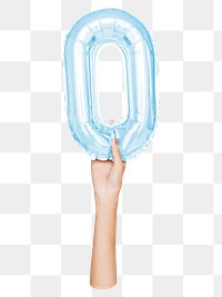 O png English alphabet, balloon uppercase letter on transparent background