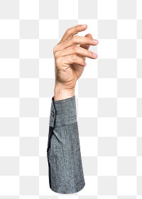 Raised hand png sticker, transparent background