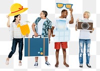 Travel png element, transparent background