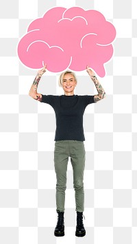 Woman png element, transparent background