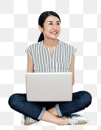 Woman png element, transparent background