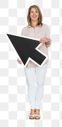 Cursor png element, transparent background