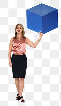 Businesswoman png element, transparent background