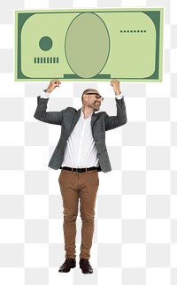 Money png element, transparent background