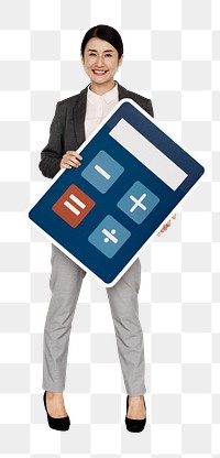 Accountant png element, transparent background