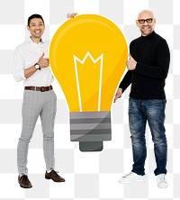 Creative businessmen png element, transparent background