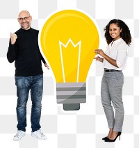 Creative people png element, transparent background