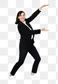 Businesswoman png element, transparent background