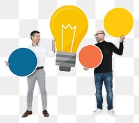 Creative businessmen png element, transparent background