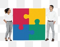 Jigsaw png element, transparent background