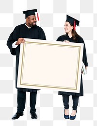 Graduation png element, transparent background