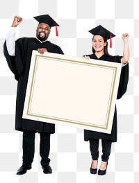 Graduation png element, transparent background