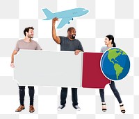 Travel png element, transparent background