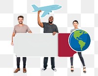 Travel png element, transparent background