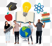 Education png element, transparent background