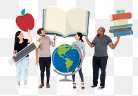 Education png element, transparent background