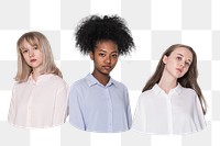 Teenage girls png, transparent background