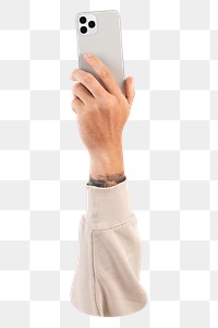 Png hand taking picture, transparent background