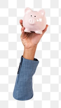 Piggy bank png, transparent background