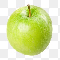 PNG green apple, collage element, transparent background