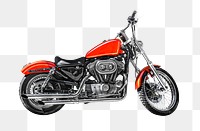 PNG Motorcycle, collage element, transparent background