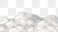 PNG cloudy sky, collage element, transparent background