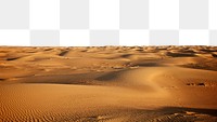 PNG View of desert collage element, transparent background