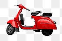 PNG scooter, collage element, transparent background
