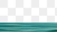 PNG Green water collage element, transparent background