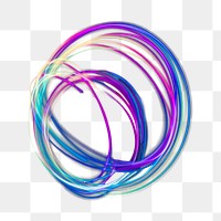 PNG Spinning spectrum, collage element, transparent background