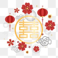 Png Chinese new year element, transparent background